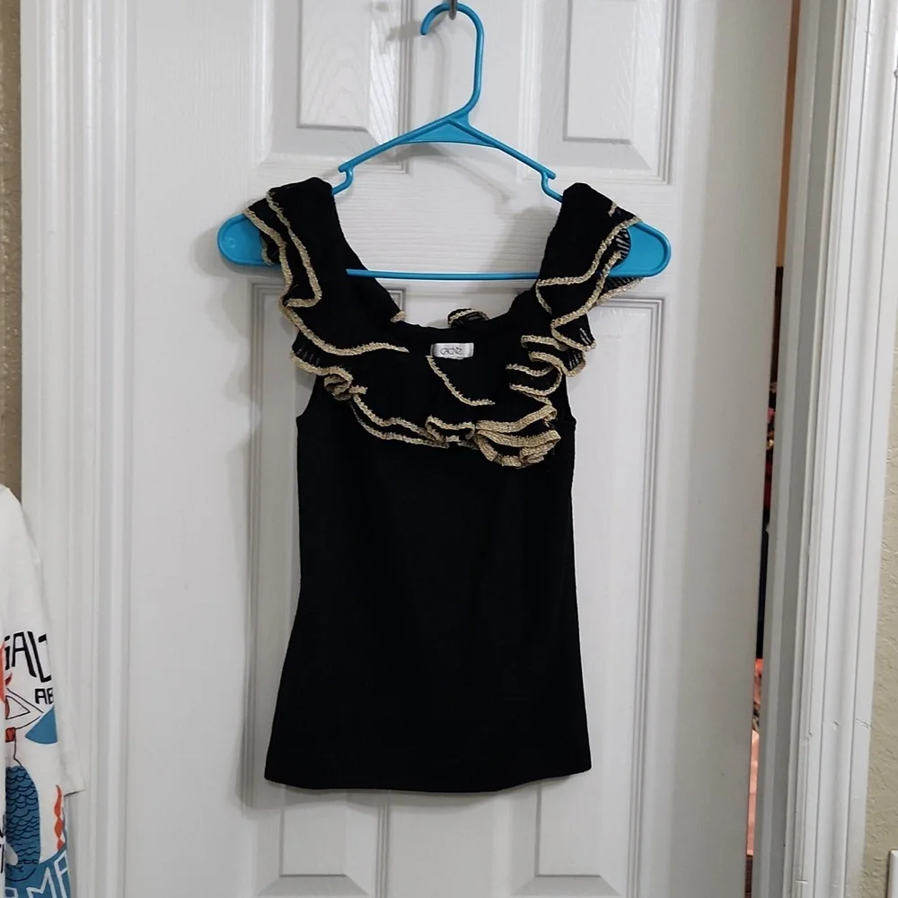 Cache ruffled top - Picture 1 of 4